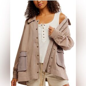 Free People Alexa Sweatshirt - Dusted Cocoa